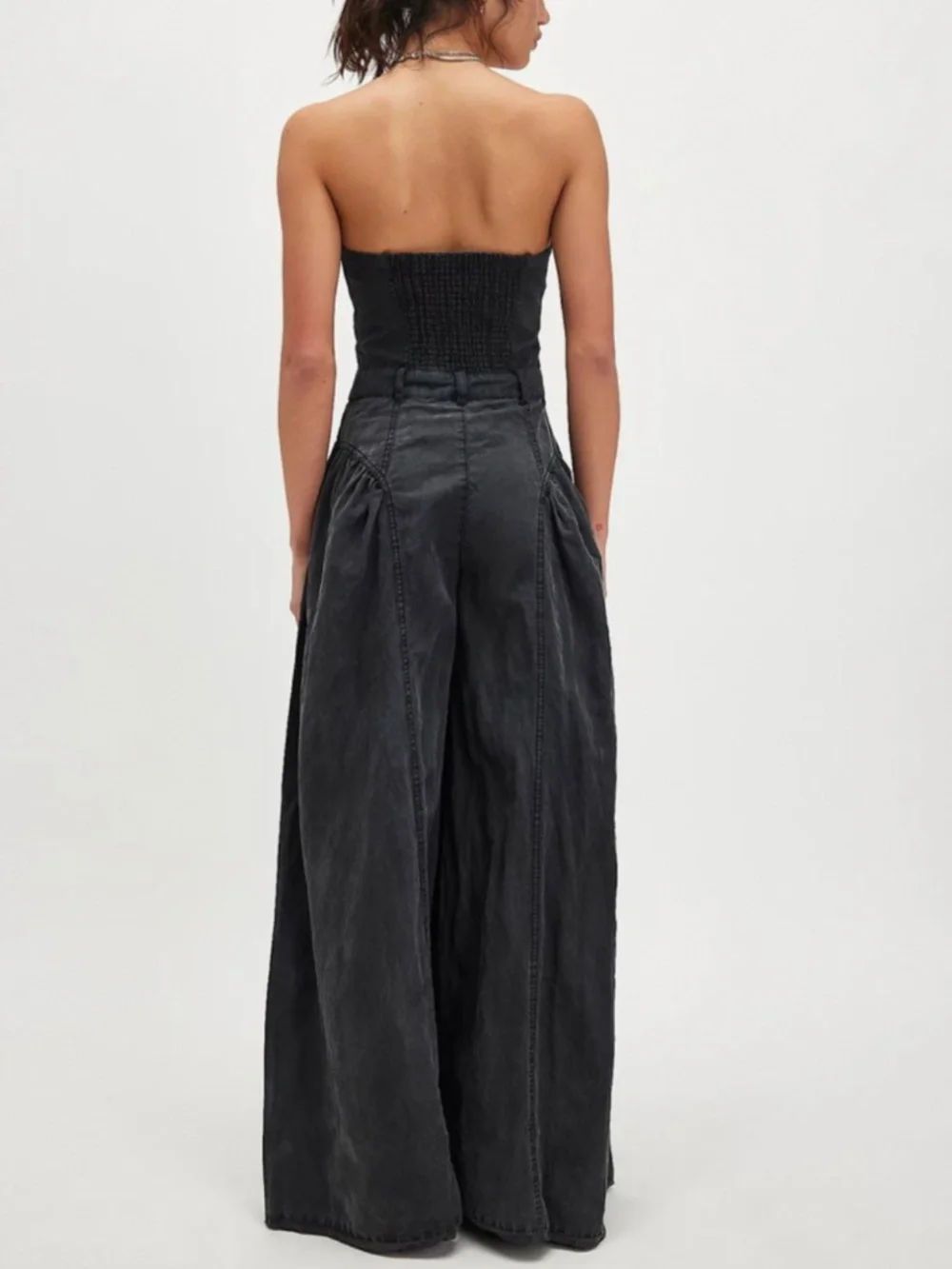 Free people soleil wide leg jumpsuit - Picture 2 of 10